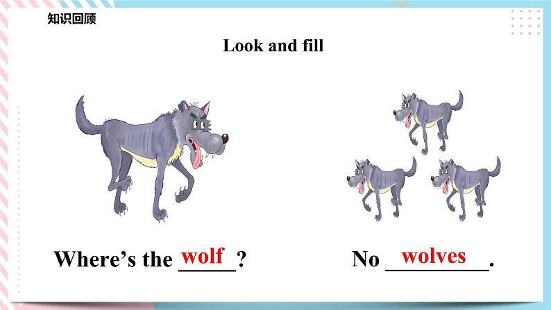 Module 4 Unit 12 A boy and a wolf-Period 3 Let 's act课件第8页