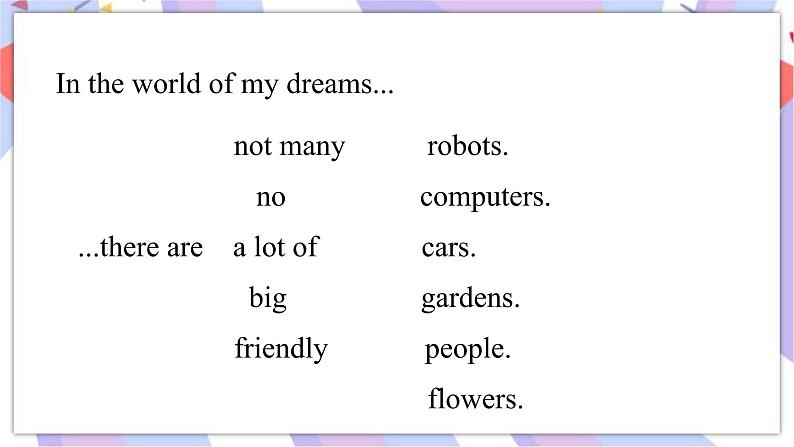 Unit 6 The world of my dreams 第2课时 Part 3课件03