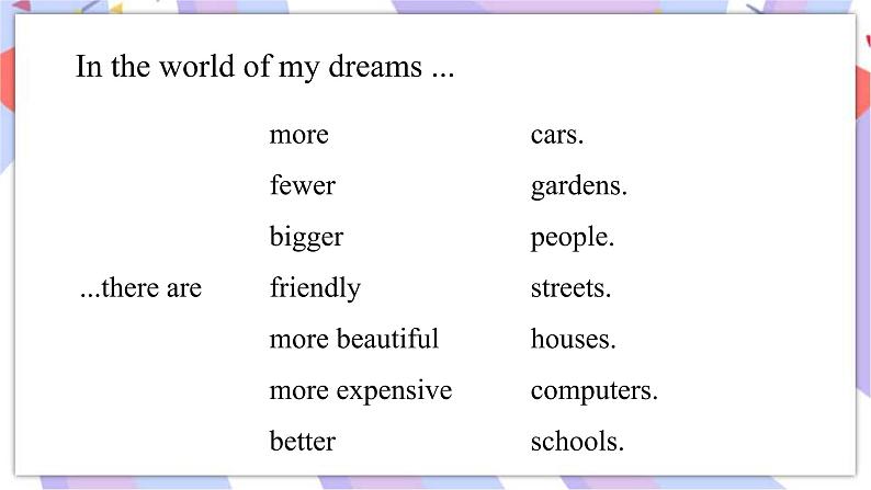 Unit 6 The world of my dreams 第2课时 Part 3课件08
