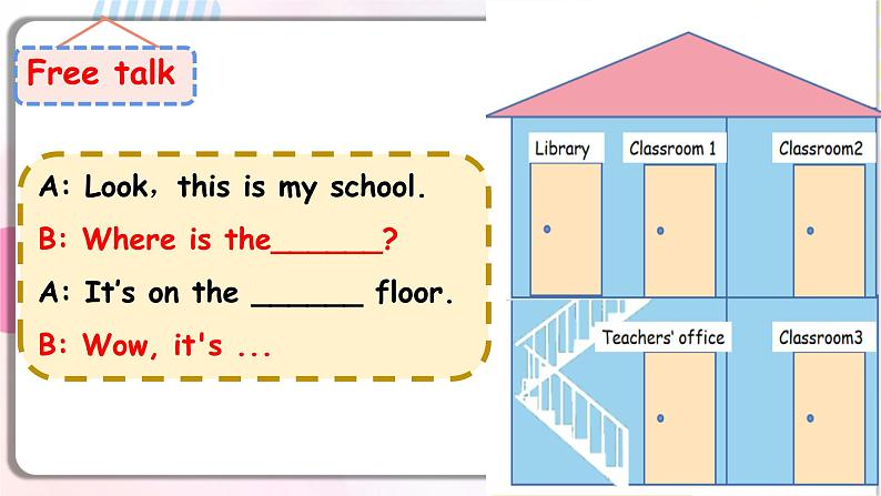 Unit1 My school B let's learn 课件 教案 同步练习04