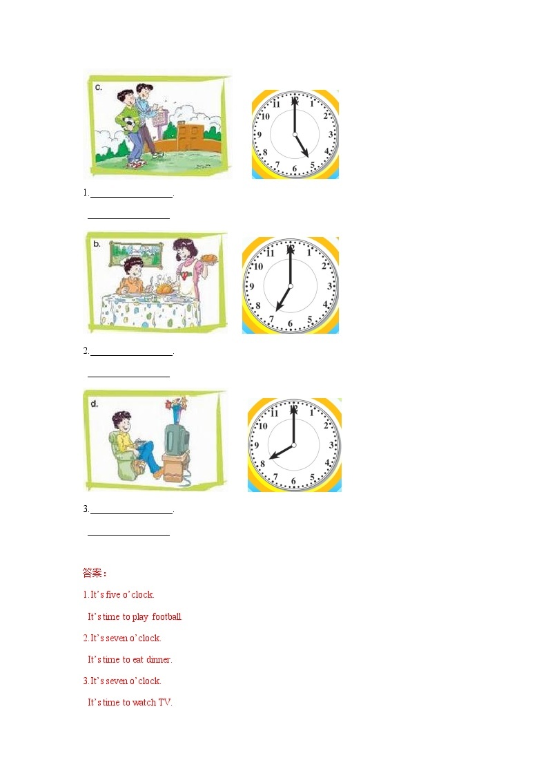 Unit8  Mocky is late Lesson3 (教案+课件+素材+练习及解析)02