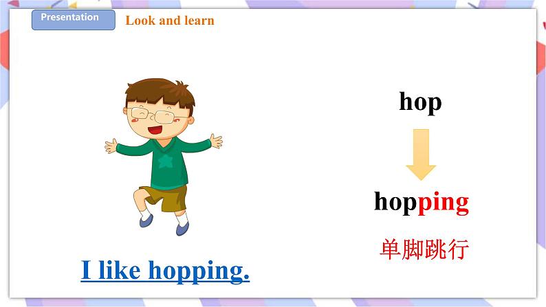 Unit 4 Things I like doing 第一课时 Let's talk&Learn 课件+教案+练习08