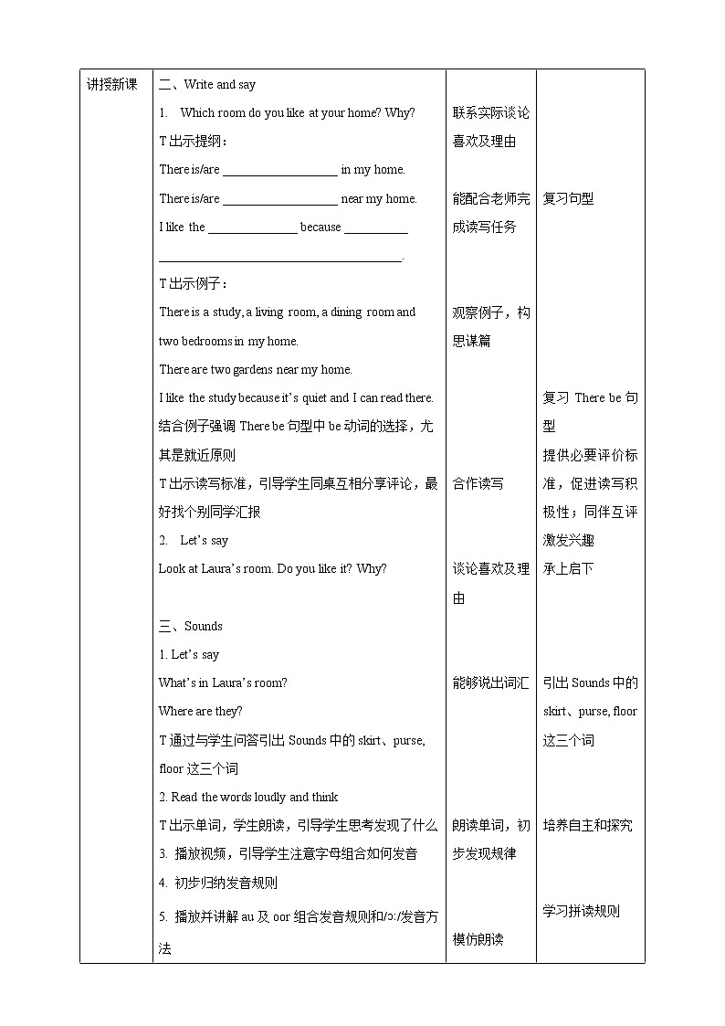 Unit 2 Our new home 第三课时 课件+教案+习题02