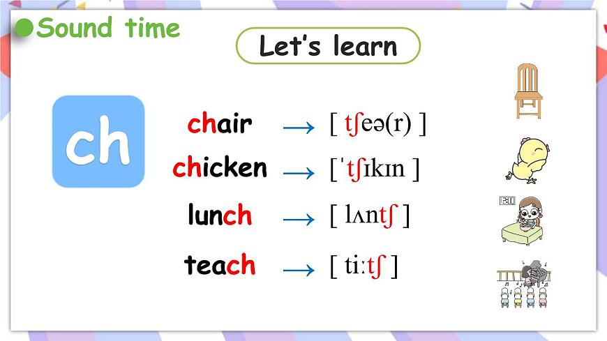 譯林五（下）Unit 4 第3課時 Sound time & Culture time & Cartoon time課件第5頁