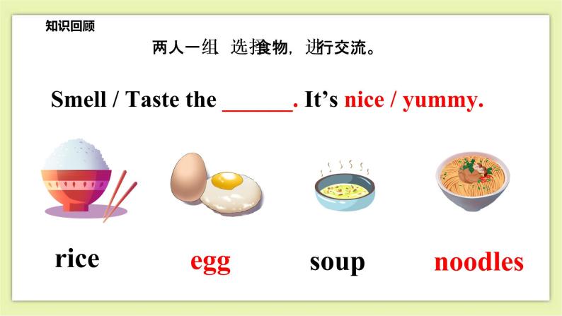 Module 1 Unit 3 Taste and smell-Period 2 Let's act课件+教案+练习06