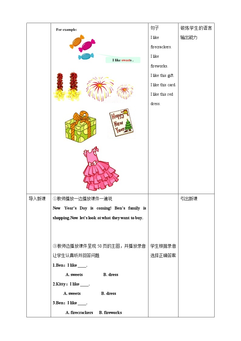 Unit 11 New Year's Day-Period 3 Let's act 课件+教案+练习02