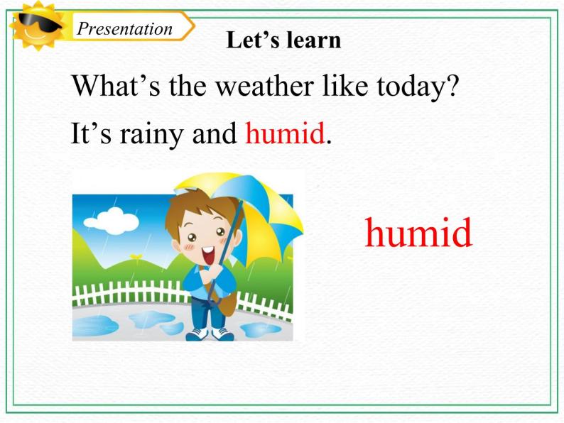 unit 4 what’s the weather like？   第二课时课件06