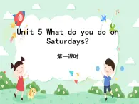 unit 5 what do you do on saturdays？第一课时课件