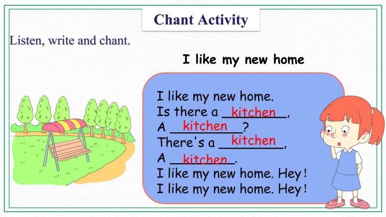 Unit 2 Our New Home  Practice 1—Sounds and words课件07