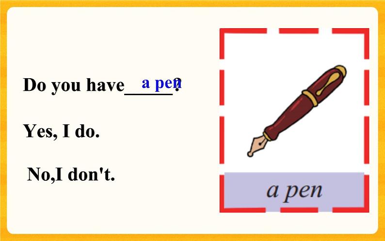 Lesson 8 Do you have a ruler? 科普版 课件04