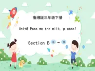 Unit5 Pass me the milk, please! SectionB 课件+素材