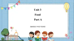 【閩教版】三下英語(yǔ)  Unit 3 Food Part A（課件+音視頻）