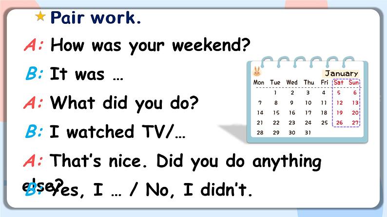 Unit 2 Last weekend Part A Let's learn课件+素材03