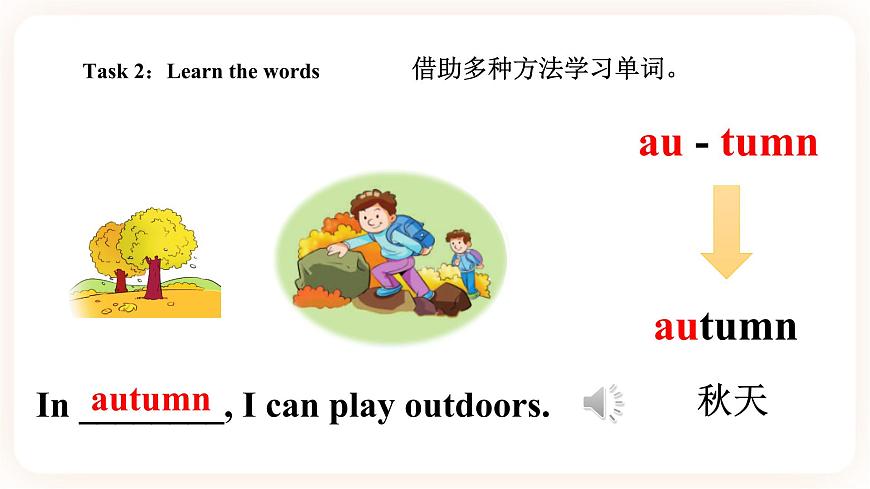 Module 1 Seasons Unit 1 What 's your favourite season（第1課時(shí)）課件第6頁