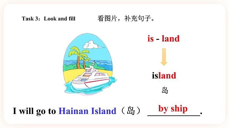 Module 4 Travel Unit 7 We will go by train (第1课时)课件第8页