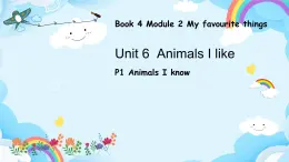 Module2 Unit 6 Animals I like 第1课时 课件