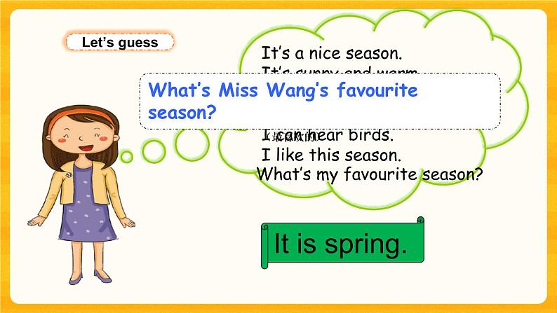 Module 3 Unit 7 The four seasons 第2课时 课件第5页