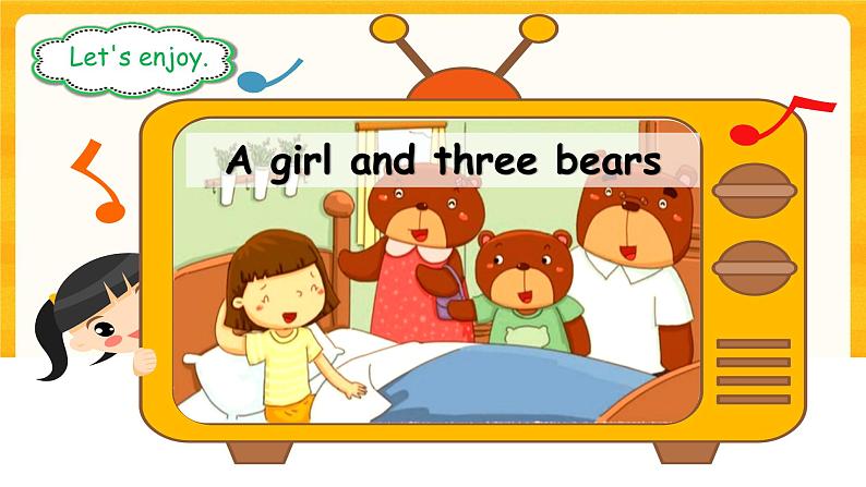 Module4 Unit 12 A girl and three bears(第1课时)课件07