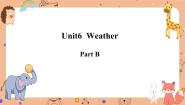 英语四年级下册Unit 6 Weather Part B完整版课件ppt