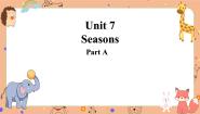 英语四年级下册Unit 7 Seasons Part A精品ppt课件