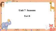 小学英语闽教版四年级下册Unit 7 Seasons Part B优秀课件ppt