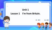 小学英语Unit 1 CountriesLesson 1 I'm from Britain.图片课件ppt