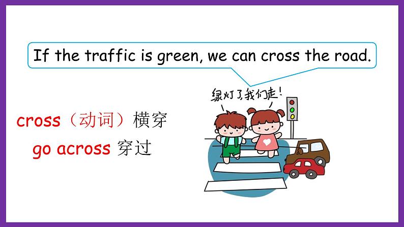 鲁科版(五四学制)(三起)英语五年级下册 Unit 2 Lesson 1 Let's stop and wait(课件+素材)04