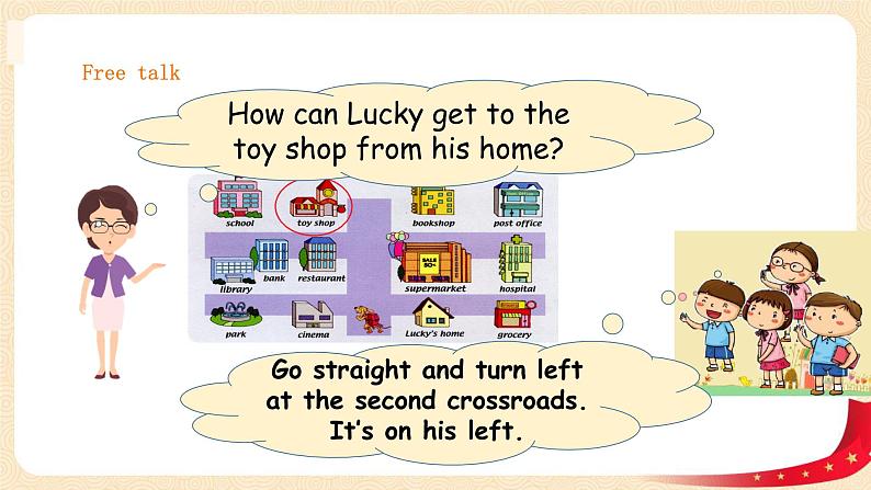 【精品备课包,课件+教案+练习+无音频素材】四年级下册英语-Unit 1 Neighbourhood lesson 3人教新起点08