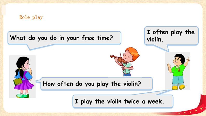 【精品备课包,课件+教案+练习+无音频素材】四年级下册英语-Unit 5 Free time lesson 3人教新起点07