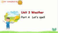人教版 (PEP)四年級下冊Unit 3 Weather Part A集體備課ppt課件