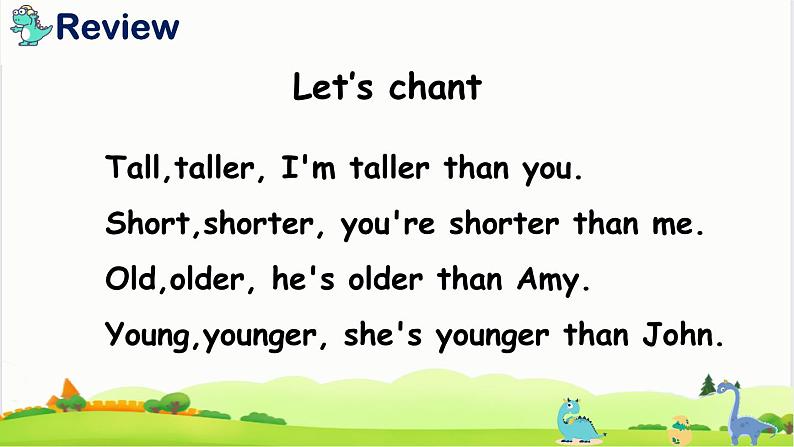 Unit1 How tall are you B Let's try & Let's talk课件03