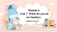 小学英语外研版 (三年级起点)三年级下册Unit 1  What do you do on Sundays?一等奖ppt课件