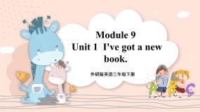 外研版 (三年级起点)三年级下册Unit 1 I've got a new book.精品课件ppt