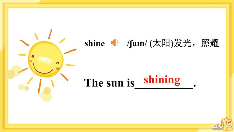 Module 3 Unit 1 The sun is shining(课件PPT+音视频素材)08