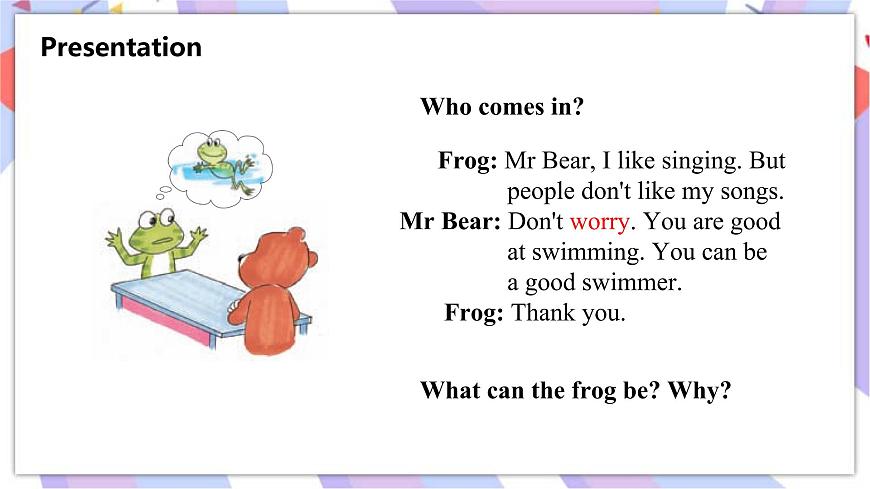 Lesson 5What does she do第2課時課件第5頁