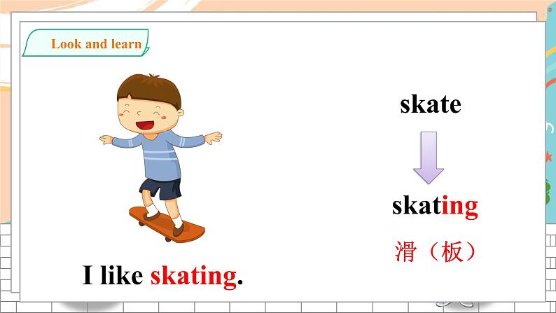 Unit 4 Things I like doing Let 's talk Let 's learn 课件第7页