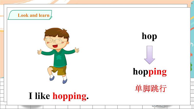 Unit 4 Things I like doing Let 's talk Let 's learn 课件第8页