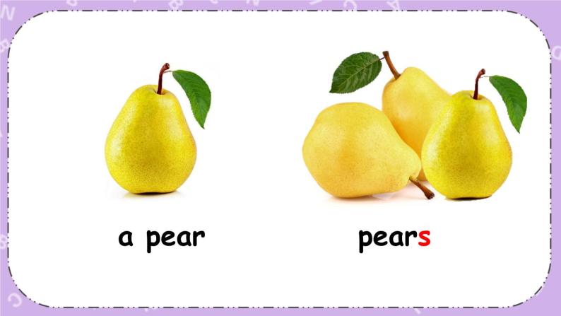 三年级英语下册（人教PEP版）Unit 5 Do you like pears Part A 第二课时 课件+教案+素材08