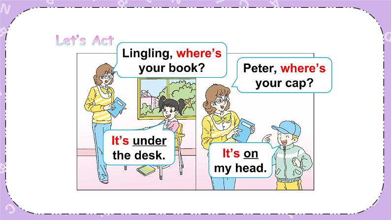 Unit 1 It’s on your head!第2课时(Part C, Part D)课件+教案+素材07