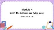 小学英语外研版 (三年级起点)六年级下册Unit 1 The balloons are flying away!精品课件ppt