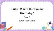 陕旅版五年级下册Unit 5 What's the Weather like Today?试讲课ppt课件