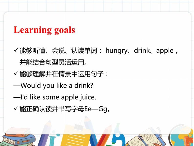 鲁科版小学英语三年级下册 Unit 1 Lesson 3 I'd like some apple juice课件＋教案（含课文朗读）02