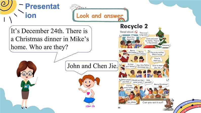Recycle 2 第1课时(课件)人教版四年级英语上册第7页