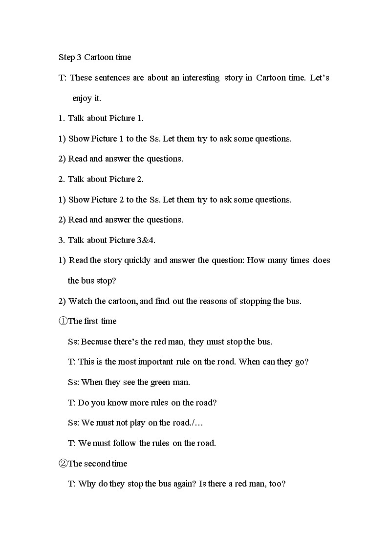 Unit 4 Road safety Fun time, Sound time & Culture time 课件+教案+素材03