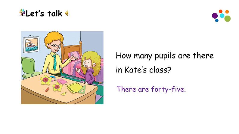 英语科普版五下:Lesson 3 How many pupils are there(课件+教案+练习)04