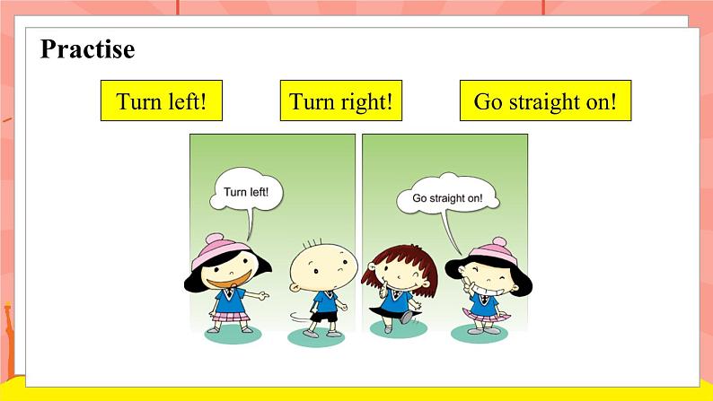 外研版(一起)英语二年级下册课件 Module 9《Unit 1 Turn left》07