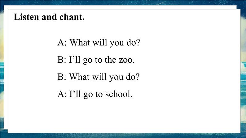 外研版(一起)英语三年级下册课件《Module 3Unit 1 We'll go to the zoo.》02