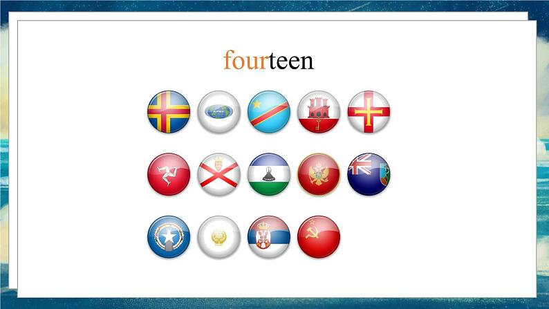 外研版(一起)英语三年级下册课件 《Module 4Unit 2 Thirteen,fourteen,fifteen...》05