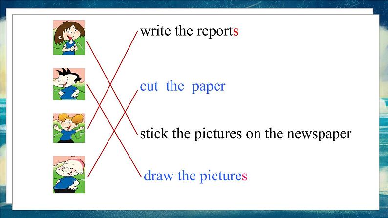 外研版(一起)英语四年级下册课件 《Module 6Unit 1 I’ll draw the pictures.》第6页