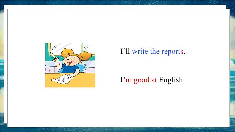 外研版(一起)英语四年级下册课件 《Module 6Unit 1 I’ll draw the pictures.》第8页